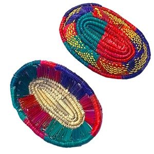 Ethiopian Gurage Woven Grass Basket